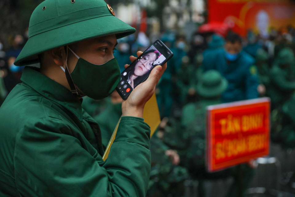 Là một trong những địa phương dẫn đầu về tỷ lệ công dân đủ điều kiện nhập ngũ, quận Hoàn Kiếm cũng đã hoàn tất công tác chuẩn bị cho lễ giao nhận quân năm 2022. (Ảnh: Minh Sơn/Vietnam+)