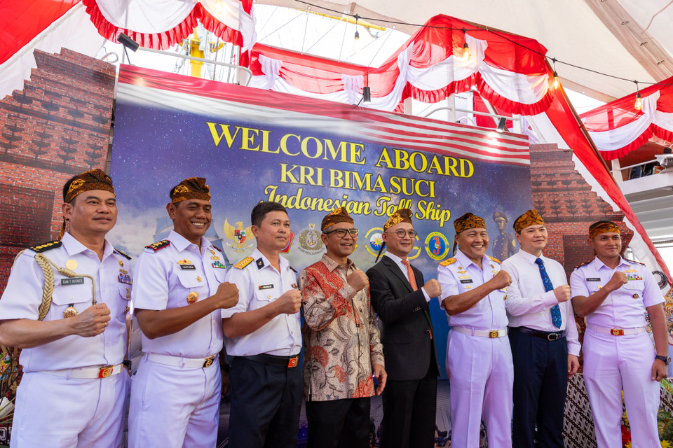 Chuyến thăm của KRI Bima Suci đến Hải Phòng lần này là một phần trong hành trình xuyên Đông Nam Á của tàu, nhằm tăng cường quan hệ đối tác chiến lược giữa Indonesia và các quốc gia trong khu vực. (Ảnh: Minh Sơn/Vietnam+)