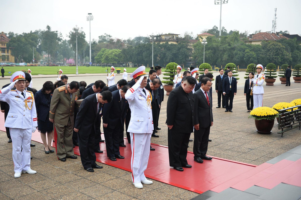 Trước đó, ngày 1/3, ông đã hội đàm với Tổng bí thư, Chủ tịch nước Nguyễn Phú Trọng, hội kiến với Thủ tướng Nguyễn Xuân Phúc và Chủ tịch Quốc hội Nguyễn Thị Kim Ngân. (Ảnh: PV/Vietnam+)