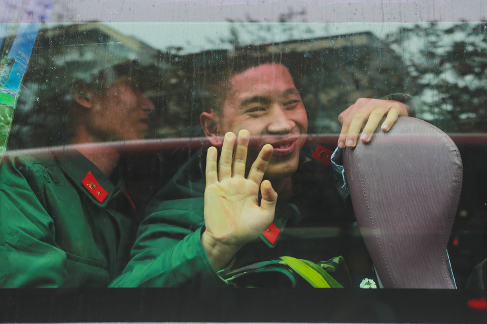 Có những nụ cười. (Ảnh: Minh Sơn/Vietnam+)