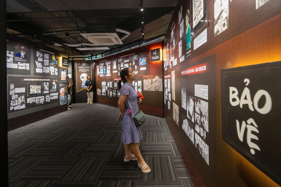 Trước đó, triển lãm đã diễn ra vào tháng 6/2024 tại Thành phố Hồ Chí Minh. Việt Nam là quốc gia đầu tiên trên thế giới tổ chức triển lãm bên ngoài Nhật Bản. (Ảnh: Minh Sơn/Vietnam+)