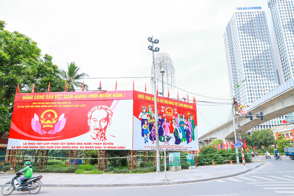 Vào ngày 23/5 tới, cả nước bước vào bầu cử đại biểu Quốc hội khóa XV và đại biểu Hội đồng nhân dân các cấp, nhiệm kỳ 2021-2026. (Ảnh: Hoài Nam/Vietnam+) 