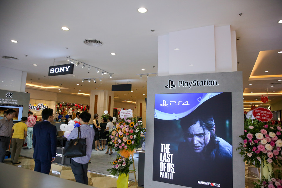Đây là cửa hàng mới nhất của Sony với đầy đủ các sản phẩm mà hãng này đang phân phối tại Việt Nam. (Ảnh: Minh Sơn/Vietnam+)