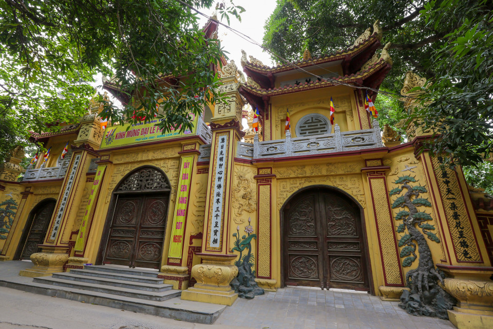 Đây là ngôi chùa do dân làng Võng Thị cùng với Phật tử phương chung sức xây dựng vào thời hậu Lê, đến nay đã trải qua hơn 500 năm. (Ảnh: Minh Sơn/Vietnam+)