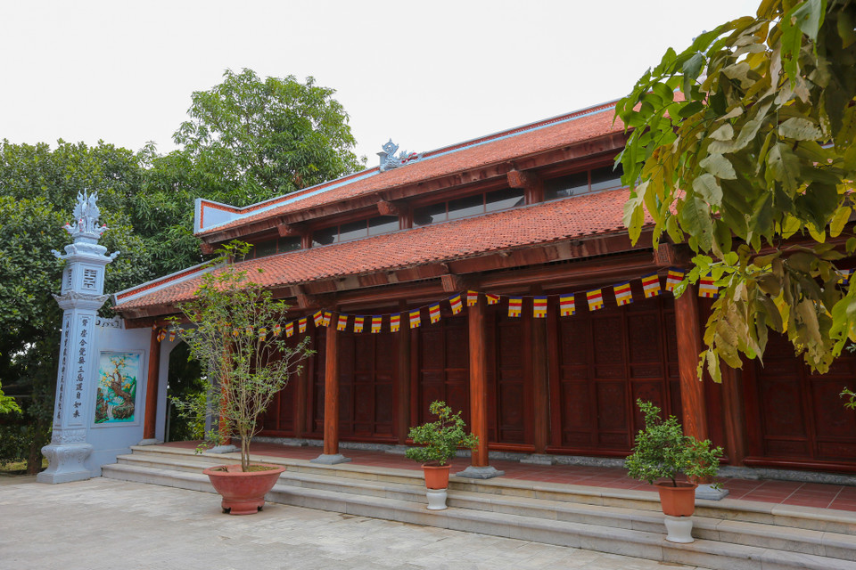 Chùa được công nhận là di tích quốc gia vào dịp kỷ niệm 1.000 năm Thăng Long - Hà Nội. (Ảnh: Minh Sơn/Vietnam+)