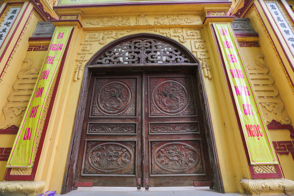 Chùa Võng Thị khởi dựng dưới đời vua Lý Nhân Tông (1072-1128). Đến những năm kháng chiến chống Pháp, chùa từng bị san phẳng, toàn bộ tượng Phật bị đốt. (Ảnh: Minh Sơn/Vietnam+)