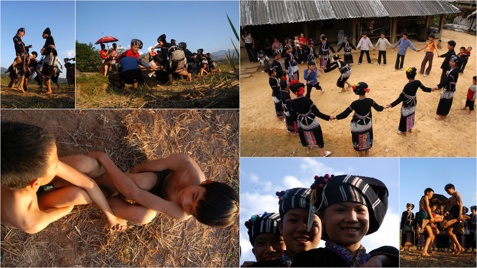 Tác phẩm 'Trẻ em dân tộc Lự chơi Tết' của tác giả Thông Thiện đoạt Giải Ba Giải ảnh báo chí Khoảnh khắc vàng 02.