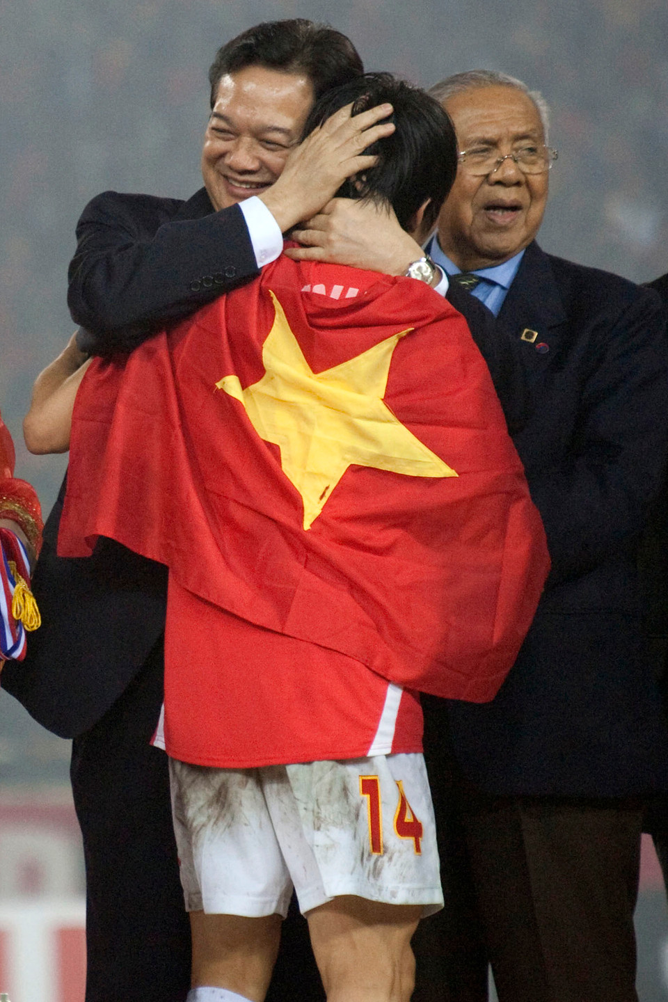 Tác phẩm 'Dâng trào niềm vui' của tác giả Dư Hải đoạt Giải Nhì Giải ảnh báo chí Khoảnh khắc vàng 02.