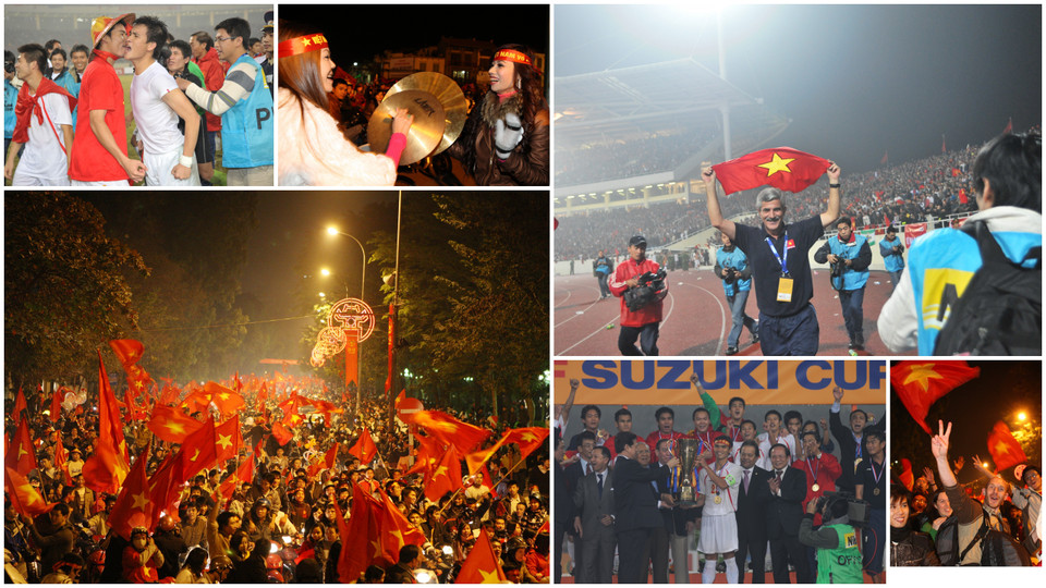 Tác phẩm 'Thăng hoa cùng chiến thắng' của nhóm tác giả Quốc Khánh, Lê Minh đoạt Giải Nhì Nhóm ảnh - Giải ảnh báo chí Khoảnh khắc vàng 02.