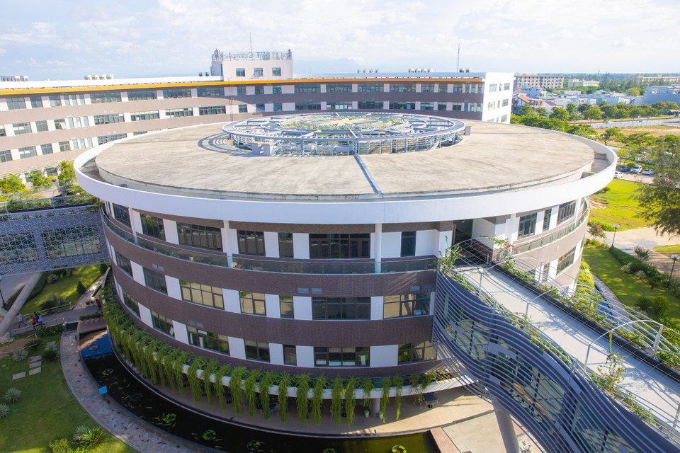 Đây có thể coi là khu phức hợp công nghệ cao lớn nhất của FPT tại miền Trung. (Ảnh: Minh Sơn/Vietnam+)