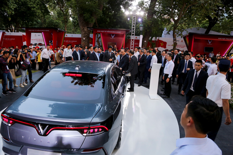 Mẫu xe cao cấp Lux A2.0 (Ảnh: Minh Sơn/Vietnam+)