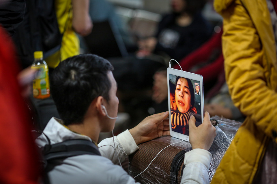 Thế nhưng bến xe đã kịp thời tăng cường các chuyến phục vụ hành khách. (Ảnh: Minh Sơn/Vietnam+)