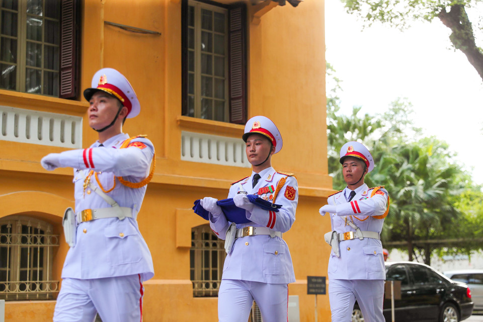 Lễ thượng cờ ASEAN vào dịp kỷ niệm ngày thành lập (8/8) hằng năm là thông lệ đáng tự hào của tất cả các nước thành viên. (Ảnh: Minh Sơn/Vietnam+)