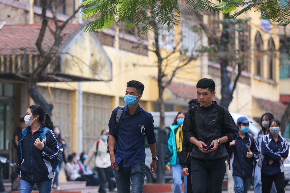 Một số trường Đại học đã chính thức cho sinh viên nghỉ thêm ít nhất 1-2 tuần hoặc lùi lịch sang tháng 4 như: Đại học Xây dựng Hà Nội, Đại học Kinh tế Quốc dân, Đại học Luật Hà Nội, Học viện Tài chính... (Ảnh: Minh Sơn/Vietnam+)