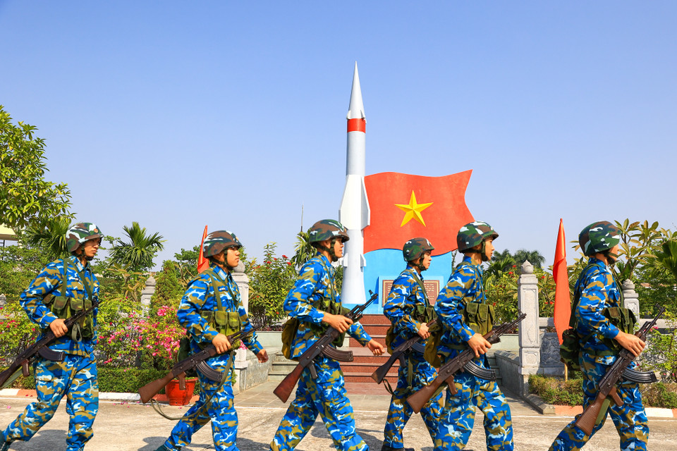 Trong cuộc kháng chiến chống Mỹ cứu nước, tại trận địa tên lửa Chèm, Tiểu đoàn 77 đã bắn rơi 25 máy bay các loại. (Ảnh: Minh Sơn/Vietnam+)