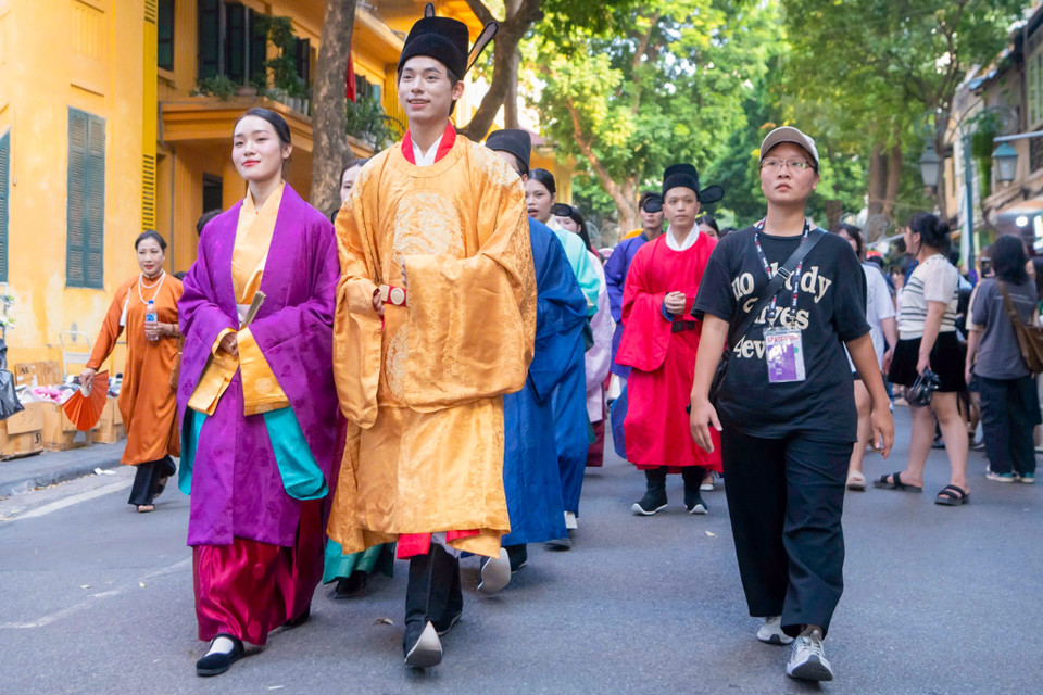 Sự kiện nằm trong khuôn khổ Lễ hội Thiết kế Sáng tạo Hà Nội năm 2024. (Ảnh: Minh Sơn/Vietnam+)