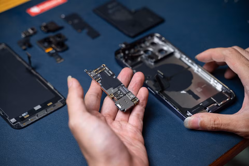 Một điểm đặc biệt đối với các thiết bị iPhone 14 series là thị trường Mĩ LL/A sẽ không còn khay SIM truyền thống, mà thay thế hoàn toàn eSIM. (Ảnh: Điện Thoại Vui)