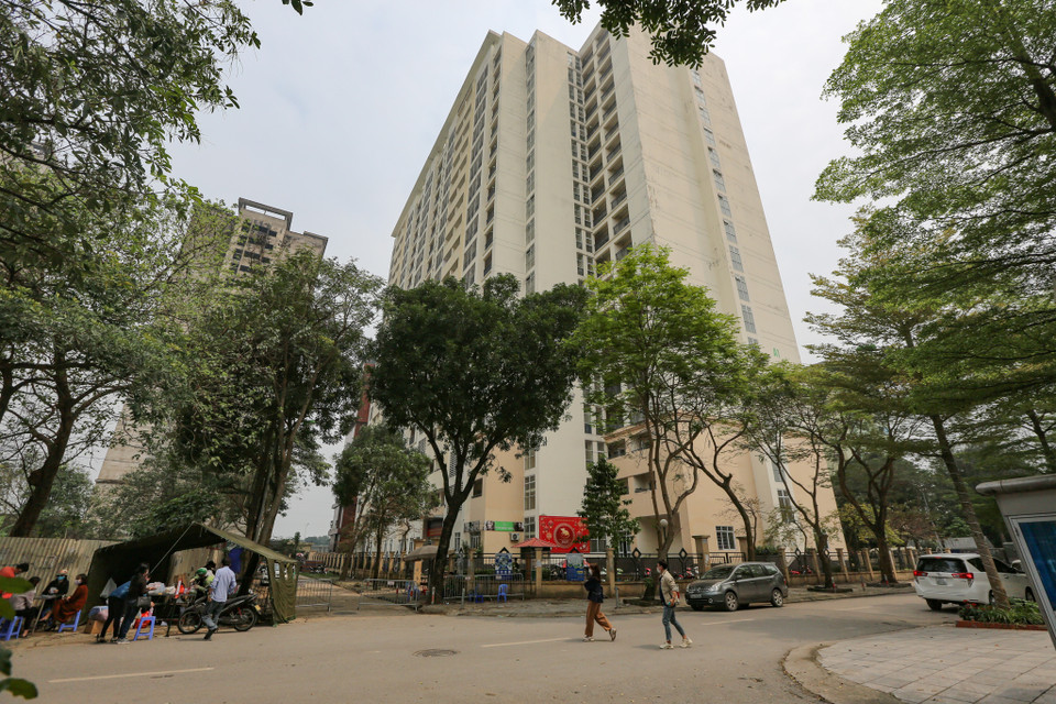 Mỗi tầng tòa nhà này gồm 14 phòng, có thể làm nơi lưu trú cho khoảng 2.000 người. (Ảnh: Minh Sơn/Vietnam+)