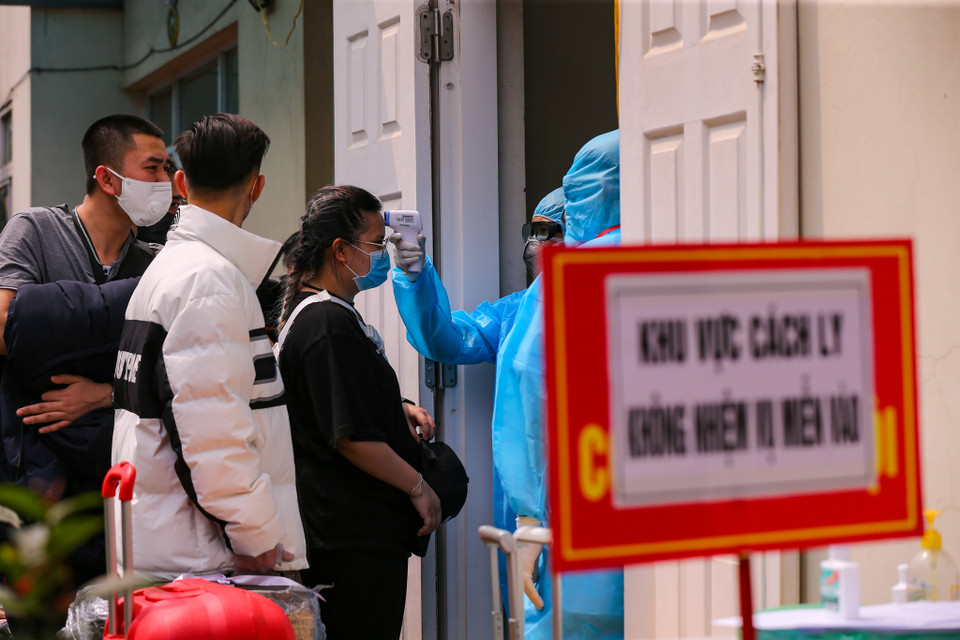 Việc thực hiện cách ly những người về từ vùng dịch sẽ diễn ra trong khoảng 14 ngày. (Ảnh: Minh Sơn/Vietnam+)