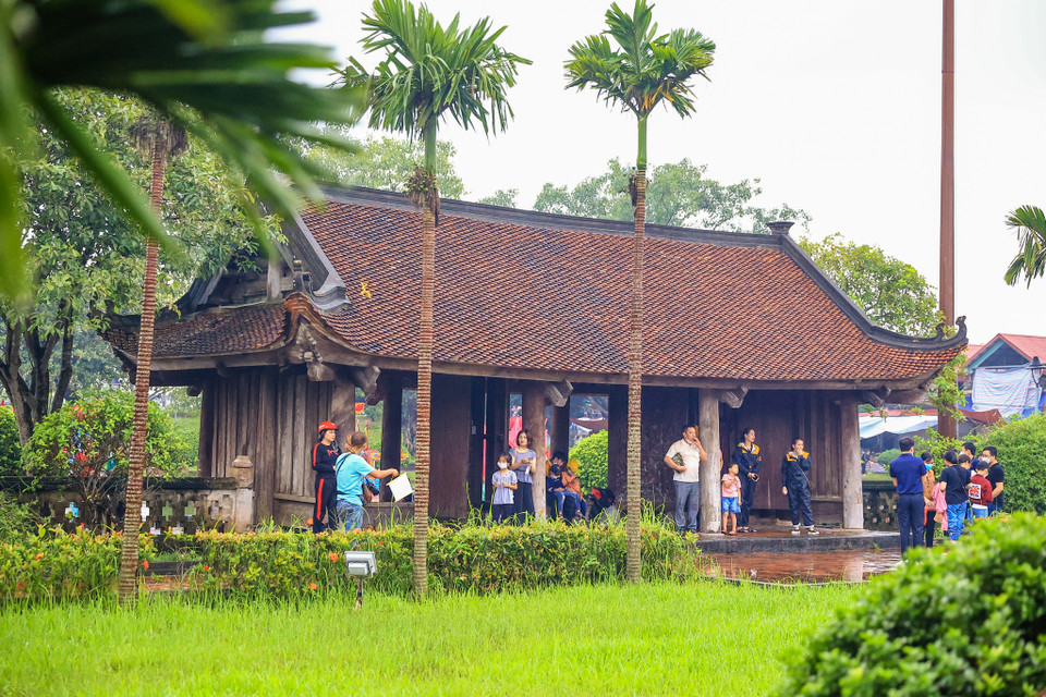 Chùa xây dựng vào năm 1632 (thời Lê Trung Hưng, thế kỷ 17) là một công trình kiến trúc nghệ thuật đặc sắc, độc đáo. (Ảnh: Minh Sơn/Vietnam+)