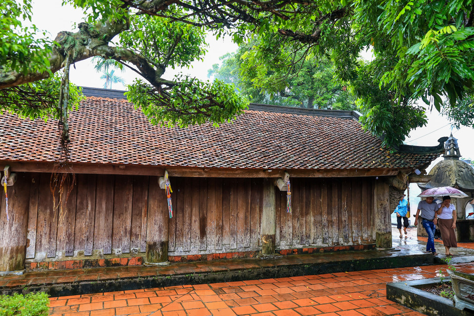 Quần thể kiến trúc chùa Keo xây theo kiểu 'nội công, ngoại quốc' với những cụm kiến trúc đăng đối chặt chẽ. (Ảnh: Minh Sơn/Vietnam+)