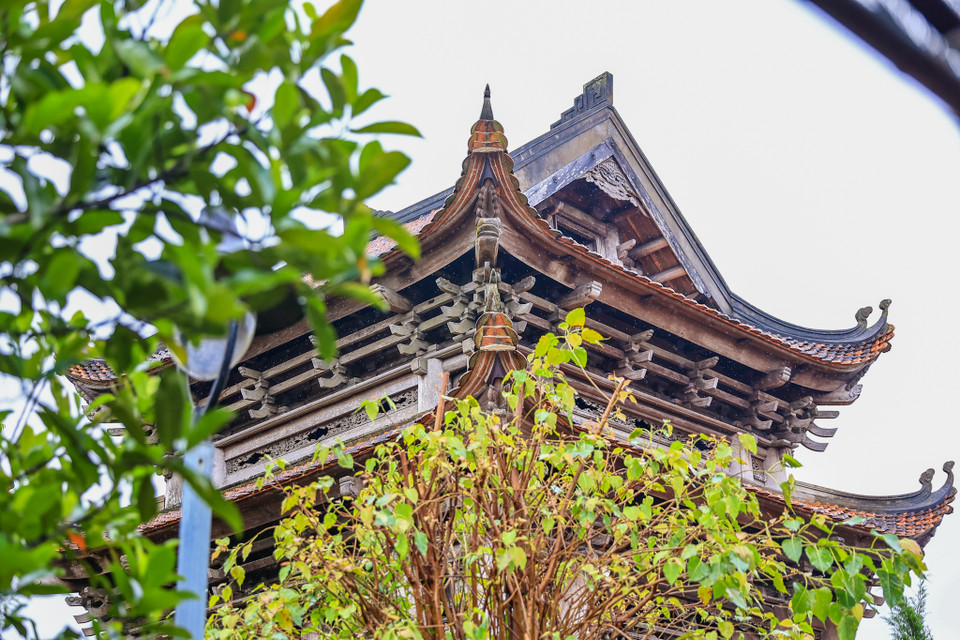 Chùa Keo gồm hai cụm kiến trúc Chùa thờ Phật và Đền thờ Thánh Dương Không Lộ. (Ảnh: Minh Sơn/Vietnam+)