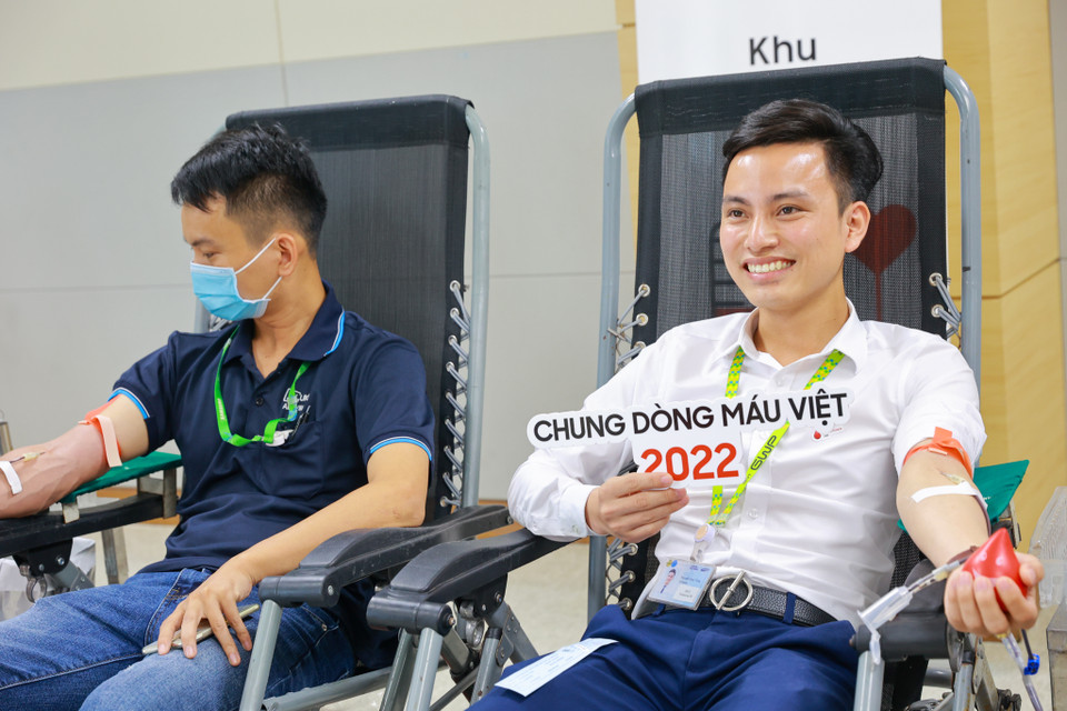 Chương trình sẽ diễn ra trong 2 đợt từ 7-8/9 và 14-15/9 với con số dự kiến khoảng 3 ngàn người tham gia hiến máu. (Ảnh: Minh Sơn/Vietnam+)