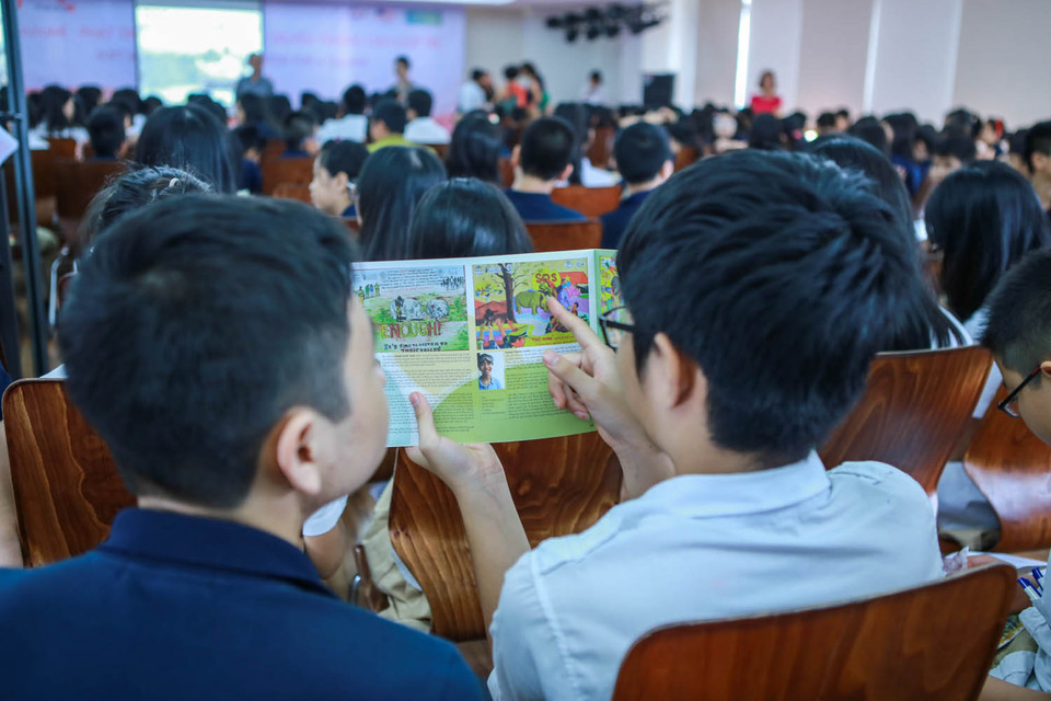 Cuốn sách là những câu chuyện giáo dục mang ý nghĩa nhân văn từ Châu Phi. (Ảnh: Minh Sơn/Vietnam+)