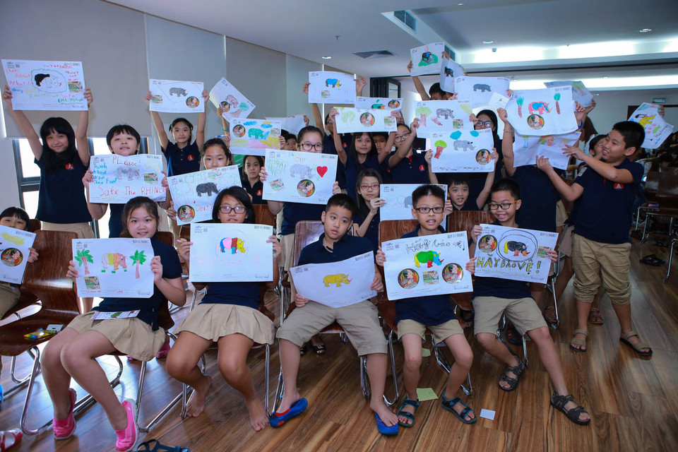 Sắp tới, chuỗi sự kiện ‘One Million Footprints’ sẽ được tiếp tục tổ chức tại nhiều trường học ở Việt Nam. (Ảnh: Minh Sơn/Vietnam+)