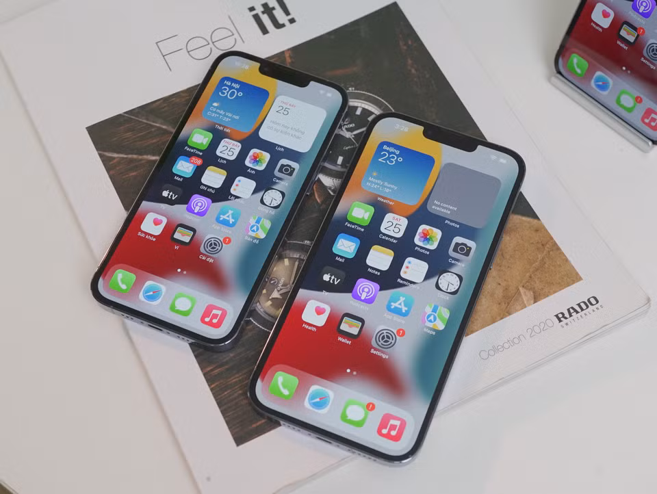 Màn hình là nâng cấp đáng chú ý trên dòng iPhone 13 Pro năm nay khi Apple đã trang bị màn hình ProMotion 120Hz. (Ảnh: PV/Vietnam+)