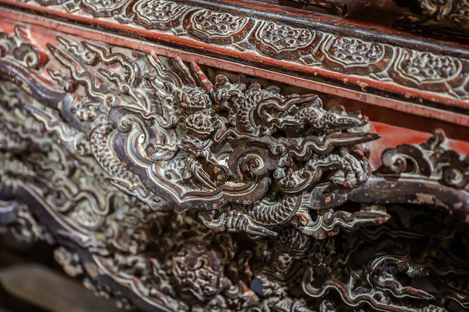 Đây là bảo vật mang giá trị lịch sử, văn hóa, nghệ thuật, có hình thức độc đáo và là hiện vật gốc độc bản. (Ảnh: Minh Sơn/Vietnam+)