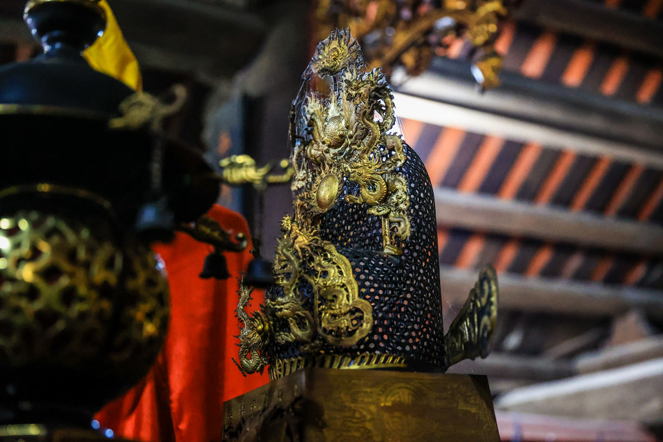 Ông Đỗ Ngọc Trung, Trưởng phòng Văn hóa và Thông tin huyện Vũ Thư cho biết những năm qua, huyện đã tăng cường tuyên truyền nâng cao nhận thức của cấp ủy, chính quyền và nhân dân trong việc tham gia bảo vệ, gìn giữ, phát huy các giá trị của di tích. (Ảnh: Minh Sơn/Vietnam+)