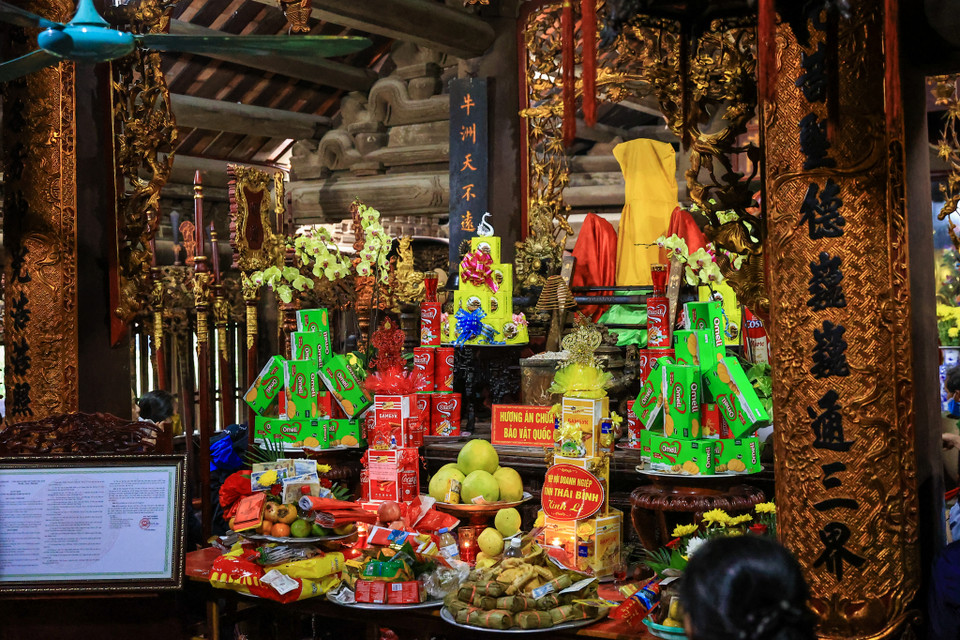 Với những giá trị về văn hóa, nghệ thuật, lịch sử, hương án chùa Keo (xã Duy Nhất, huyện Vũ Thư, tình Thái Bình) ngày 5/10 vừa qua đã được công nhận là bảo vật quốc gia. (Ảnh: Minh Sơn/Vietnam+)