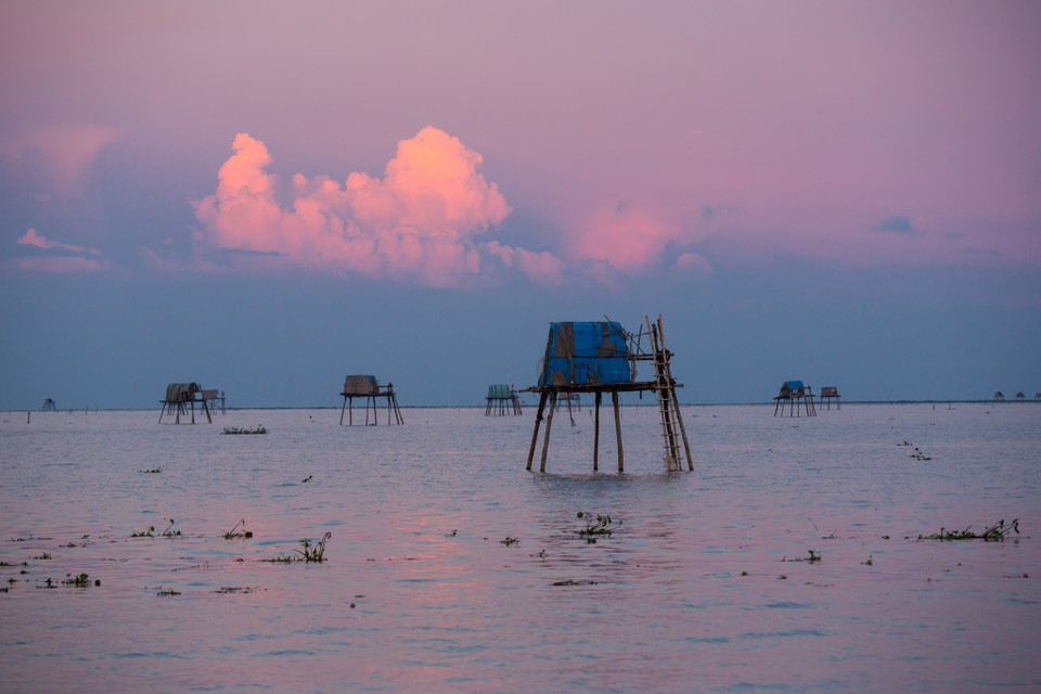 Được mệnh danh là 'quê hương năm tấn' nhưng Thái Bình không chỉ có những cánh đồng lúa bạt ngàn mà còn có nhiều bãi biển hoang sơ tuyệt đẹp như Đồng Châu. (Ảnh: Minh Sơn/Vietnam+)