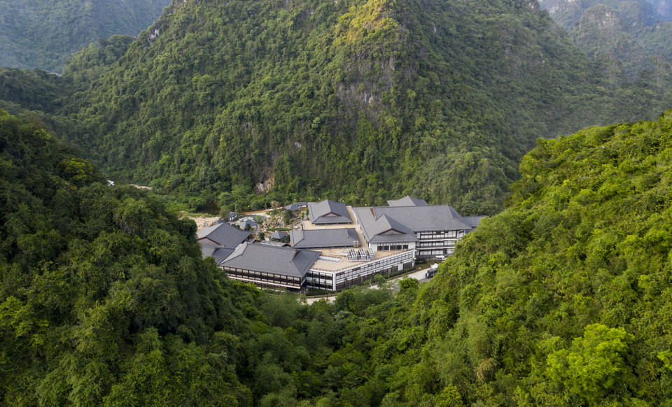 Yoko Onsen là tổ hợp nghỉ dưỡng bao gồm khu tắm khoáng Onsen, khu trị liệu cao cấp, khu nghỉ theo mô hình nhà Nhật cổ điển, cùng nhà hàng truyền thống kiểu Nhật, nhà hàng organic… (Ảnh: PV/Vietnam+)