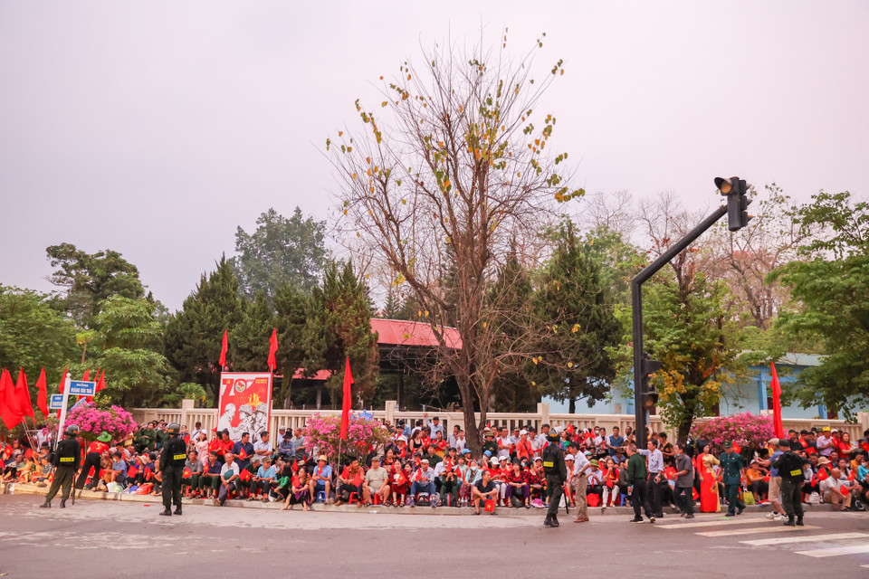 Lễ diễu binh, diễu hành là điểm nhấn quan trọng trong Lễ kỷ niệm 70 năm Chiến thắng Điện Biên Phủ (07/5/1954-07/5/2024) nhằm biểu dương lực lượng, khẳng định ý nghĩa, tầm vóc, giá trị lịch sử vĩ đại của Chiến thắng Điện Biên Phủ. (Ảnh: Minh Sơn/Vietnam+)