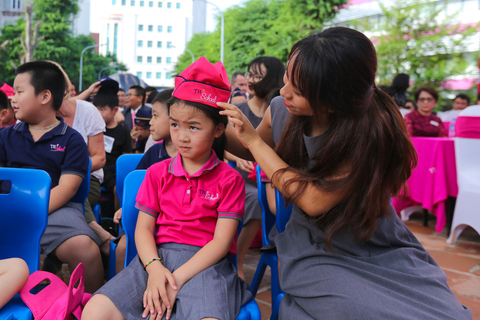 Tại đây, học sinh sẽ tìm thấy niềm vui thực sự khi được học tập trong một môi trường giáo dục đẳng cấp, nơi các em được thụ hưởng đầy đủ các giá trị: Vì hạnh phúc đích thực, Phát triển toàn diện, Tận tâm - Lòng biết ơn - Nhân văn, Tư duy toàn cầu và Tự hào Việt Nam. (Ảnh: Minh Sơn/Vietnam+)
