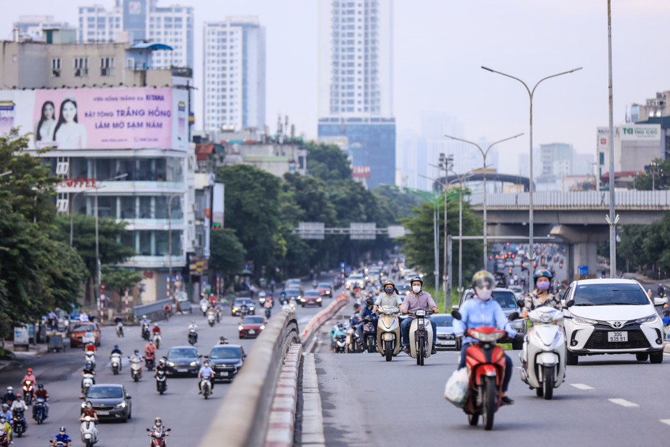 Trước đó vào chiều 16/9, Công an thành phố Hà Nội cho biết đã tháo dỡ 39 chốt kiểm soát dịch trong phân vùng 1 (vùng đỏ). (Ảnh: Minh Sơn/Vietnam+)