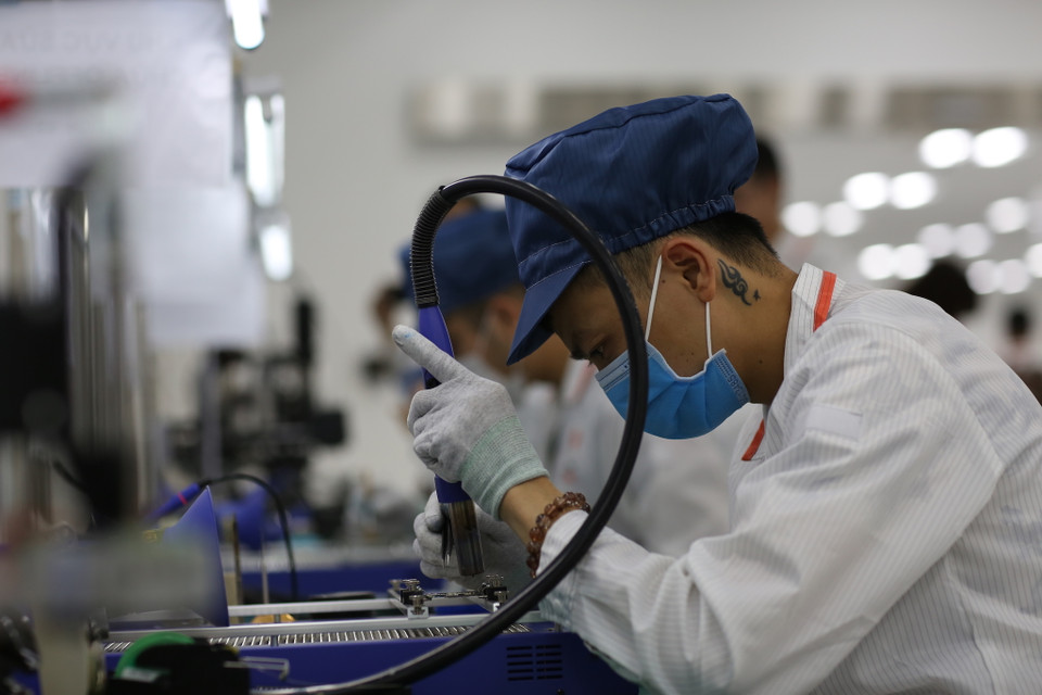 Sẽ có bốn dòng điện thoại được VinSmart cho ra mắt vào trung tuần tháng 12. (Ảnh: Sơn Hiền/Vietnam+)