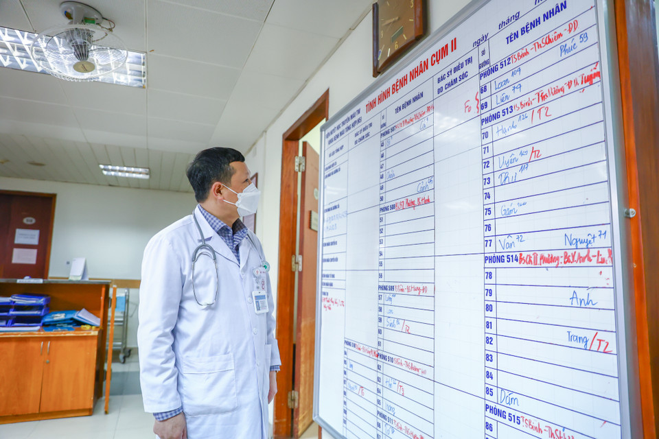 Nhưng với sự động viên của lãnh đạo cùng với quyết tâm chiến thắng đại dịch, bác sỹ Bình và các đồng nghiệp đã hoàn thành xuất sắc nhiệm vụ. (Ảnh: Minh Sơn/Vietnam+)