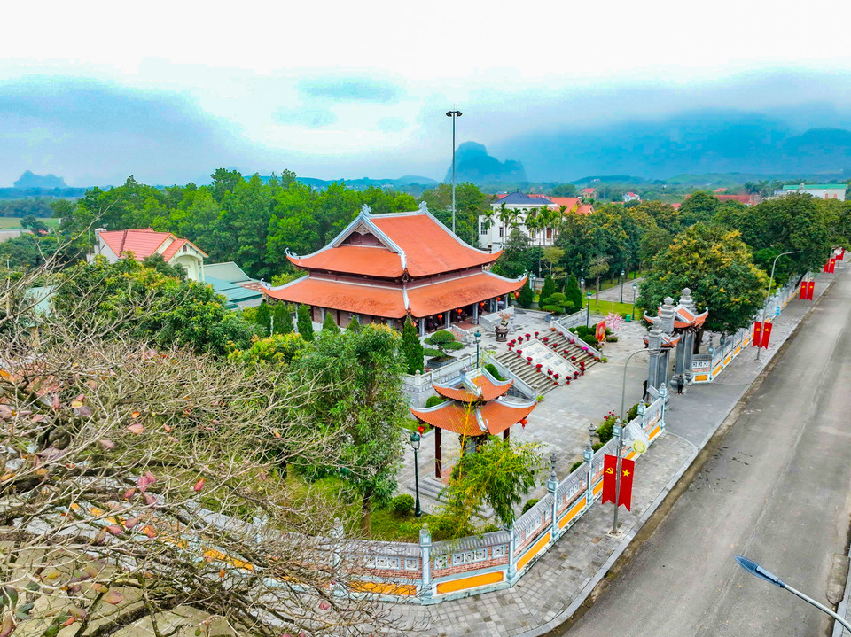 Khu di tích có tổng diện tích lên tới 15,5 ha. (Ảnh: Minh Sơn/Vietnam+)