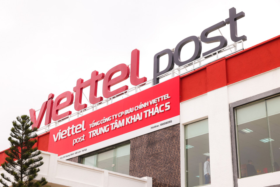 Ngày 17/1, Viettel Post đã chính thức khai trương Tổ hợp công nghệ chia chọn thông minh hiện đại nhất Việt Nam tại Khu công nghiệp Quang Minh (Mê Linh, Hà Nội). (Ảnh: Minh Sơn/Vietnam+)