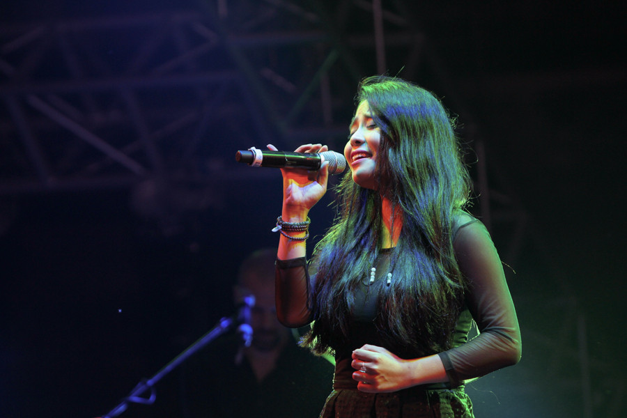 Bài hát "Vọng nguyệt" và "Ải Nam Quan" khá kén người nghe. (Ảnh Minh Sơn/Vietnam+)