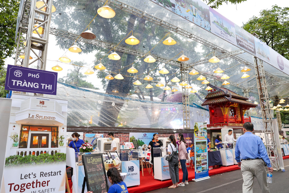 Đây là hoạt động quảng bá, giới thiệu hình ảnh Hà Nội - điểm đến an toàn, thân thiện, chất lượng và hấp dẫn. (Ảnh: Minh Sơn/Vietnam+)