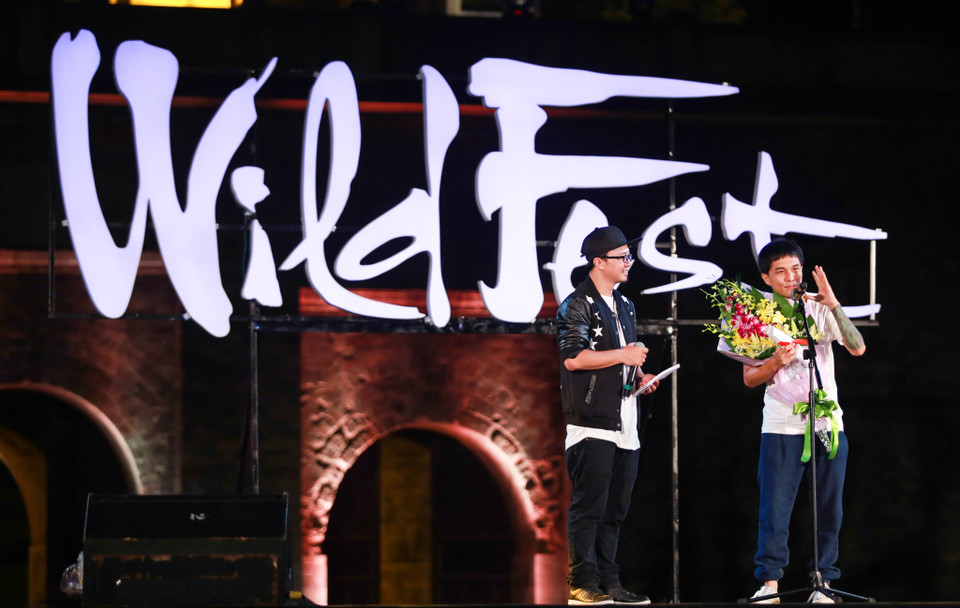 Một đạo diễn trẻ với bộ phim ngắn nói về việc bảo vệ loài tê giác đã xuất sắc giành giải Nhất của ban tổ chức với một chuyến đi đến Nam Phi. (Ảnh: Minh Sơn/Vietnam+)