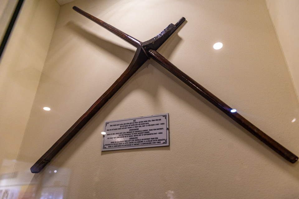 Những vũ khí thô sơ góp phần vào các trận đánh trên chiến trường Điện Biên Phủ. (Ảnh: Minh Sơn/Vietnam+)