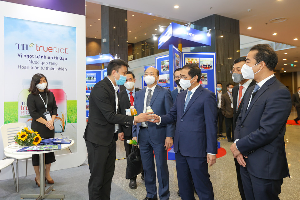 Trước đó, TH True MILK cũng là đơn vị cung cấp các sản phẩm nước uống lớn nhất tại Hội nghị thượng đỉnh Mỹ - Triều diễn ra vào năm 2019. (Ảnh: PV/Vietnam+)