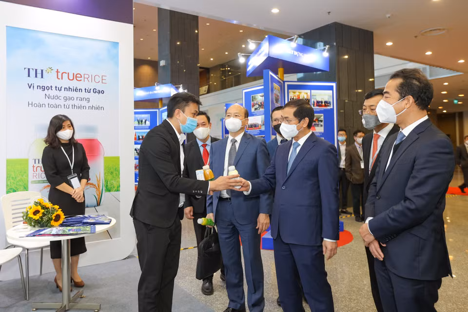 Trước đó, TH True MILK cũng là đơn vị cung cấp các sản phẩm nước uống lớn nhất tại Hội nghị thượng đỉnh Mỹ - Triều diễn ra vào năm 2019. (Ảnh: PV/Vietnam+)