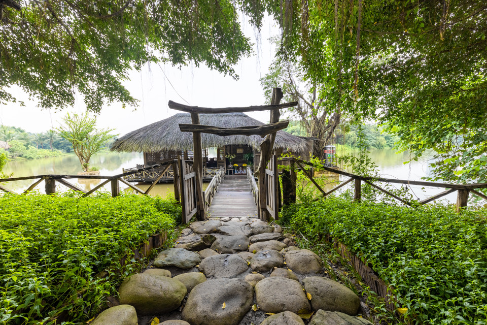 Nơi đây là sự kết hợp giữa nhà hàng, quán càphê, quán bar và là địa điểm tổ chức tiệc chuyên nghiệp. (Ảnh: Minh Sơn/Vietnam+)