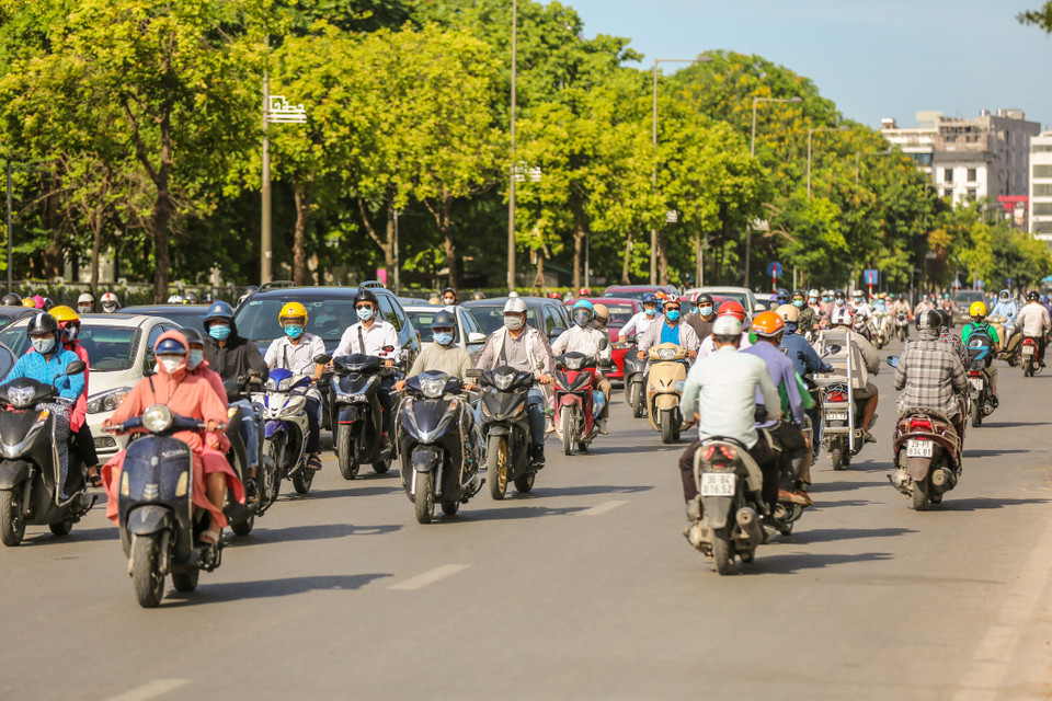 Theo dự báo, thời gian có nhiệt độ trên 35 độ C từ 10-19 giờ. (Ảnh: Minh Sơn/Vietnam+)